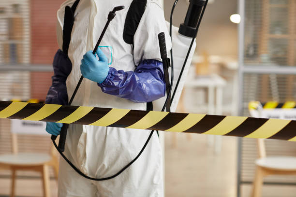Professional Biohazard Cleanup technician working in Fe Warren Afb, WY